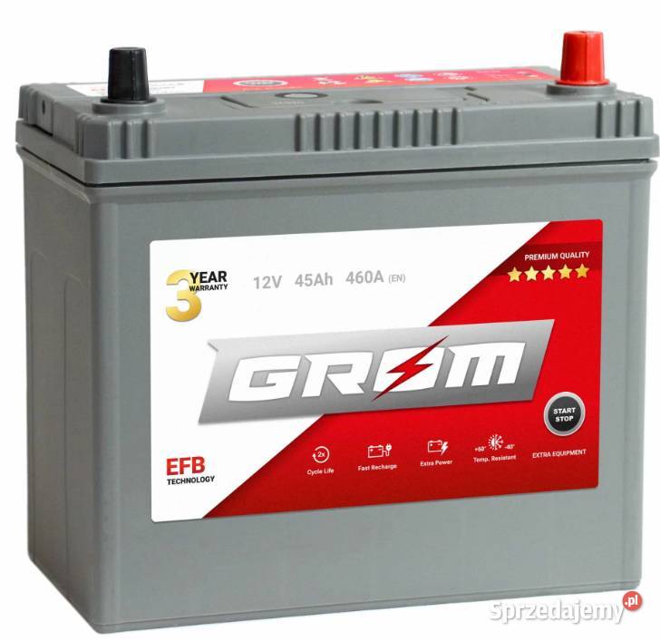 Akumulator GROM EFB STARTSTOP 45Ah 460A Japan osobowe Siedlce sprzedam