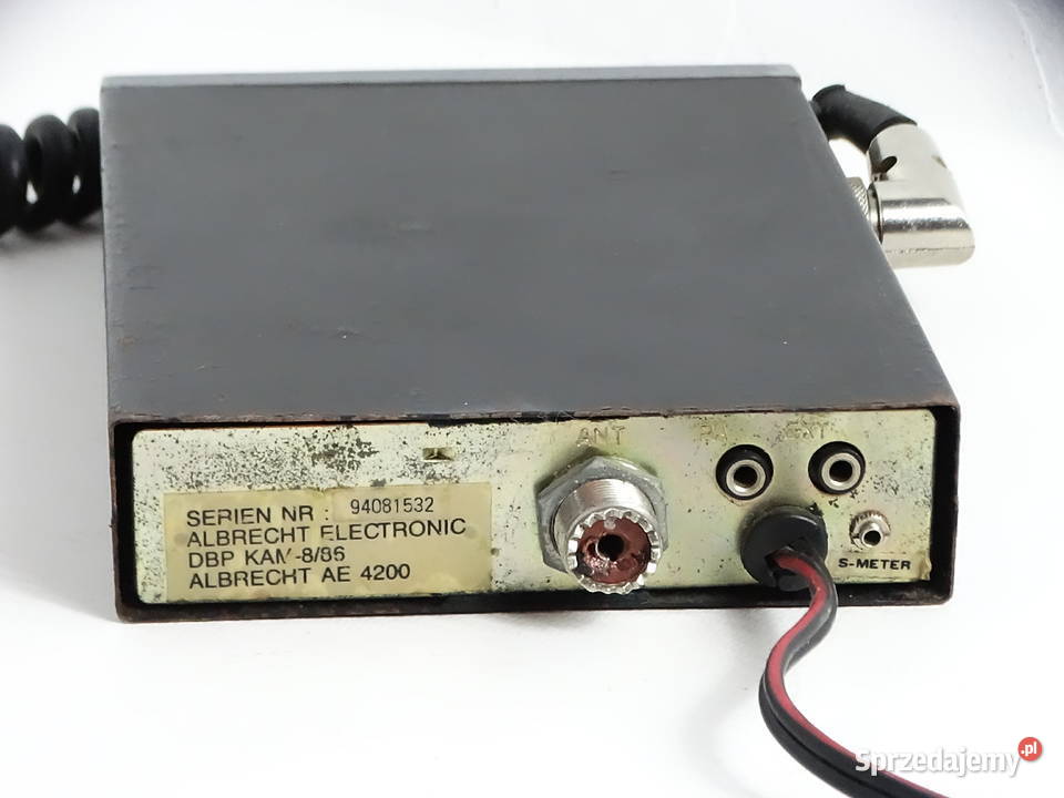 Radio CB Albrecht AE 4200 Oryginalny Mikrofon Biłgoraj