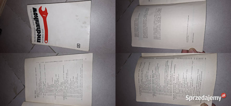 Bezpieczeństwo pracy mechaników unikat 1983 Łęczyca