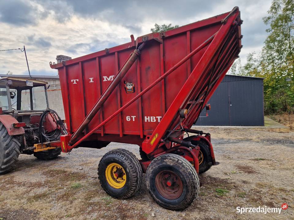 Przyczepa przeladowcza wysokiego wywrotu tandem Maszyny rolnicze świętokrzyskie Ostrowiec Świętokrzyski sprzedam