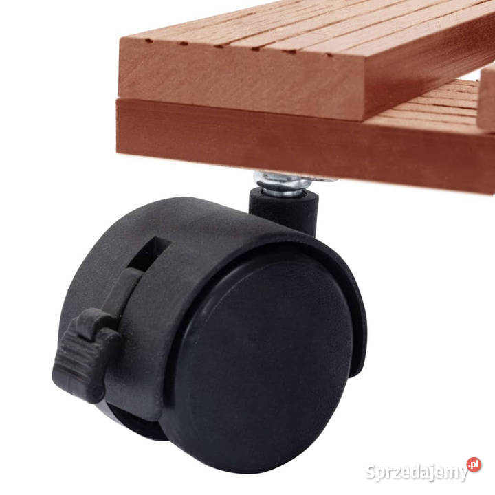 Stojaki na kółkach pod donice 2 brąz 30x30x75 Warszawa