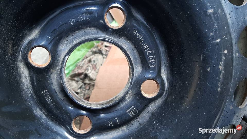 koło zapasowe 14 dojazdowe opel 4x100 17565 R14 Dębno sprzedam