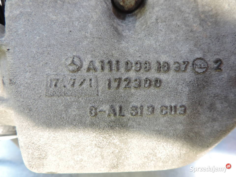KOMPRESOR MERCEDES W203 20 B A1110981037 Pozostałe Nowy Sącz