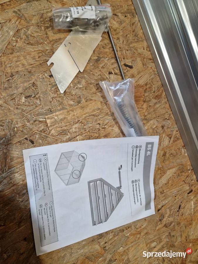 Roleta aluminiowa Einhell drzwi trójkątna Bs 4 L Głogowa