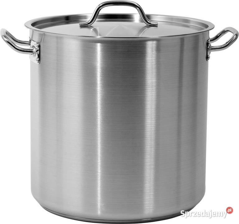 Garnek ze stali nierdzewnej śr 36 366L pokrywa