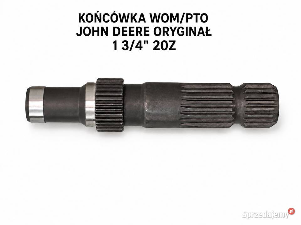 Wałek końcówka WOM 1 34 20Z John Deere R122910 pomorskie Tczew