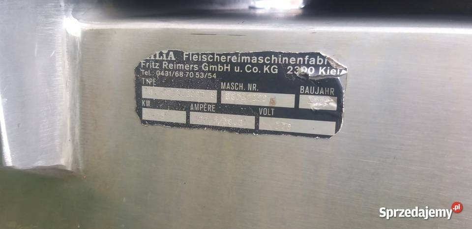 Przemysłowa krajalnica do mięsa Kilia 11kW 5 małopolskie