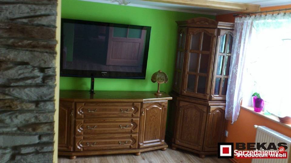 Komplet Mebli Dębowych Salon 2x Komoda Witryna łódzkie Łowicz