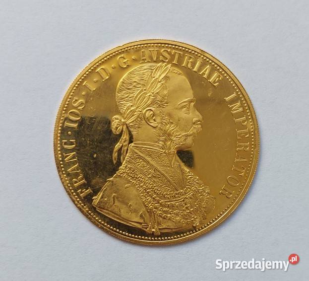Złoty dukat czworak 4 dukaty austriackie 1915 Kraków