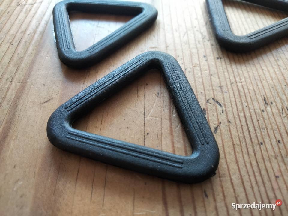 Stoper kaletniczy trójkątny czarny z tworzywa Ostrów Wielkopolski