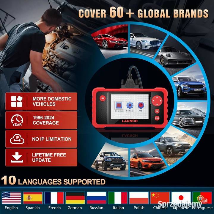 Launch CRP123 PLUS V20 WSZYSTKIE SYSTEMY Siemianowice Śląskie
