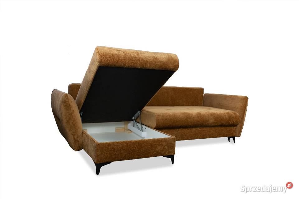 Stylowy narożnik z funkcją spania FORTUNA 76cm Wrocław