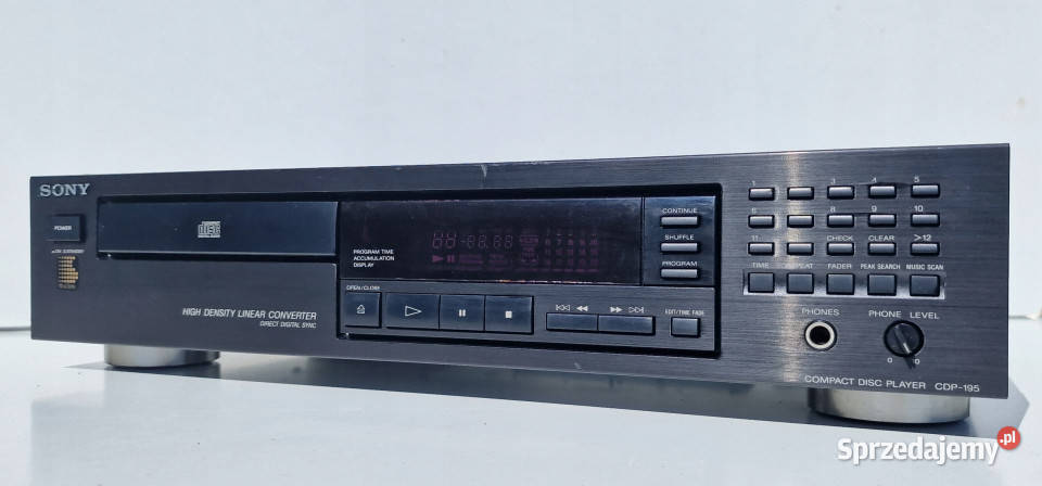 SONY odtwarzacz CD player CDP 195 CDP195 Międzychód