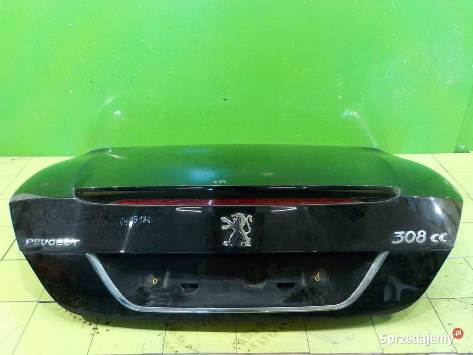 PEUGEOT 308 I CC 16 B 10r 2D klapa tyl Suków