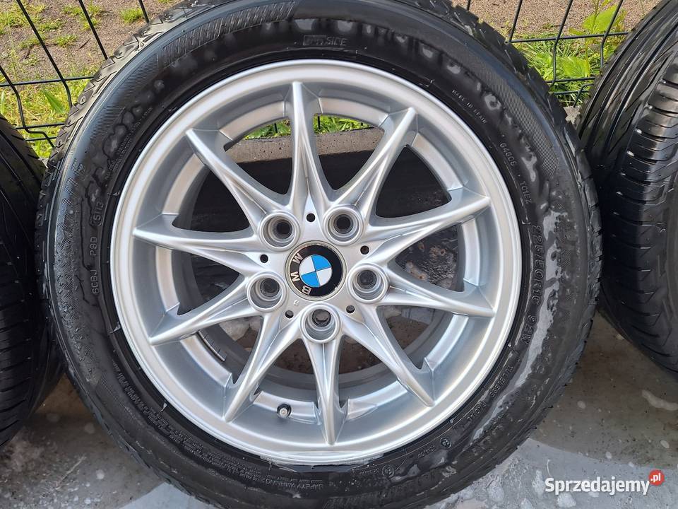 Felgi z oponami bmw 16 2255016 opony Stan