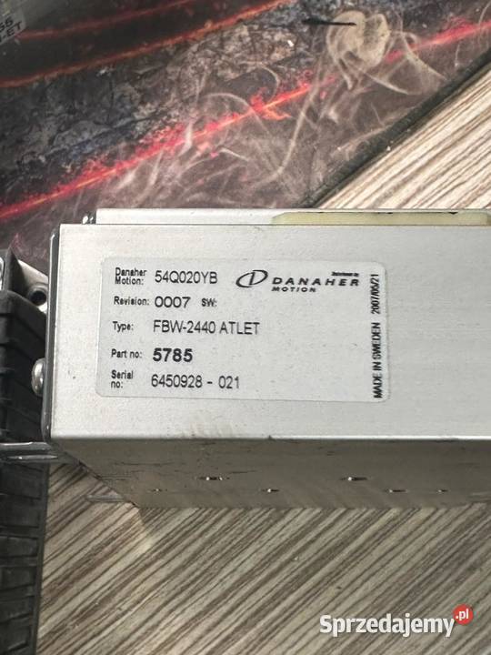 Sterownik DANAHER FBW2440 ATLET 54Q020YB 0007