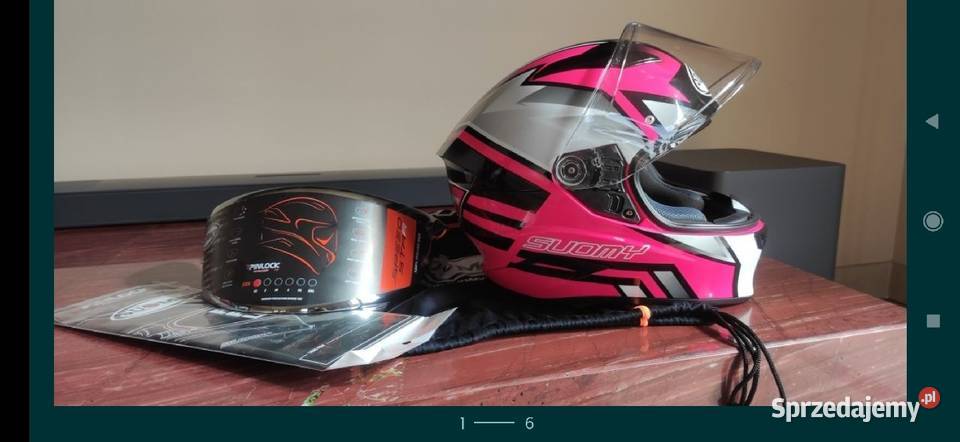 Kask motocyklowy suomy XS damski