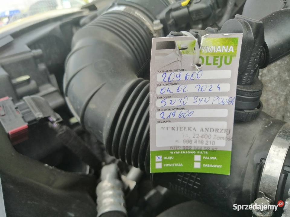 2010r BEZWYPADKOWY 209000 SERWIS lakier metallic Zamość