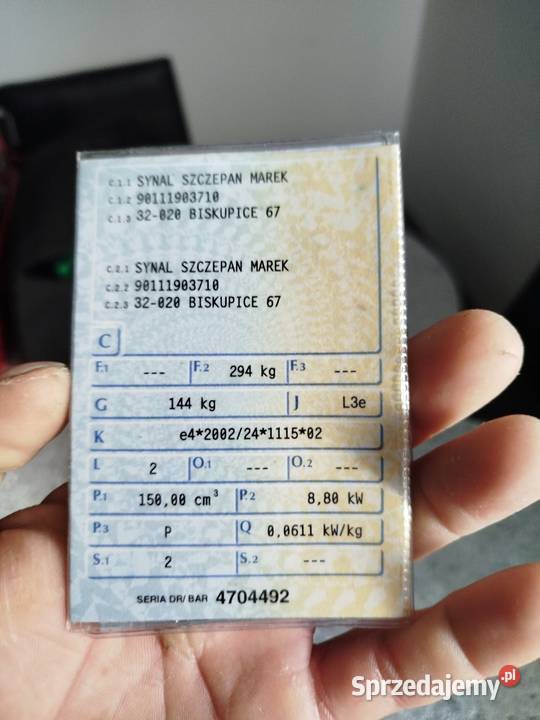 Robert chopper 150 małopolskie Wieliczka