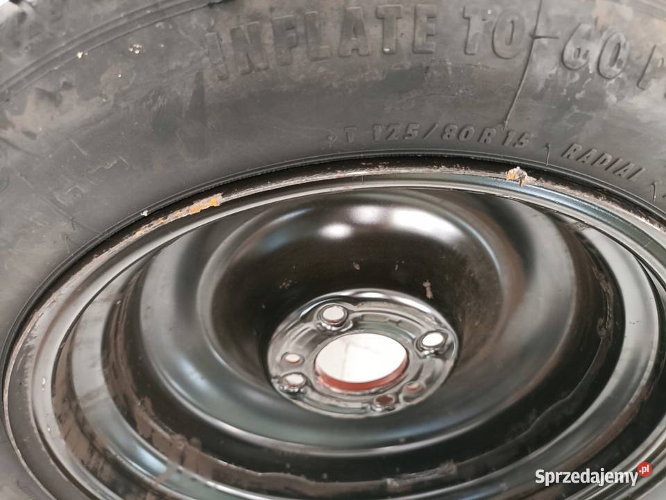 KOŁO DOJAZDOWE Peugeot 207 dojazdówka 12580 R15 Chełm