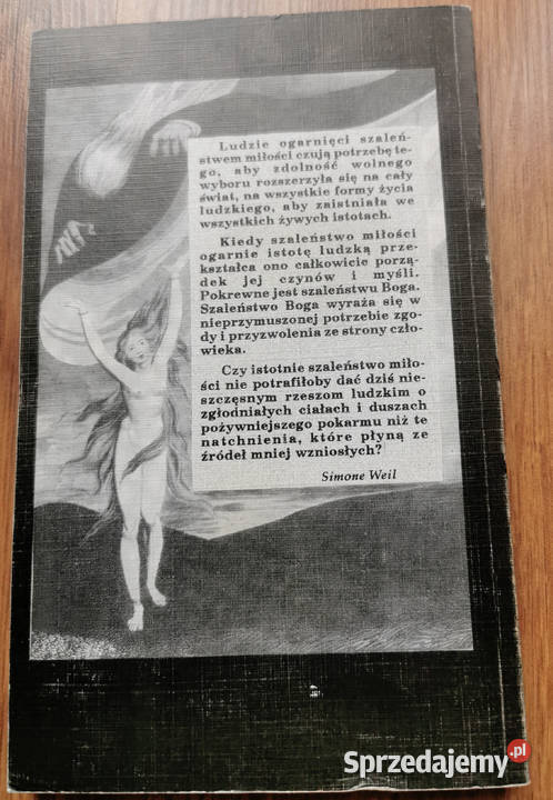 Simone Well Dzieje gnozy Szaleństwo miłości Rok wydania 1993 Lędziny