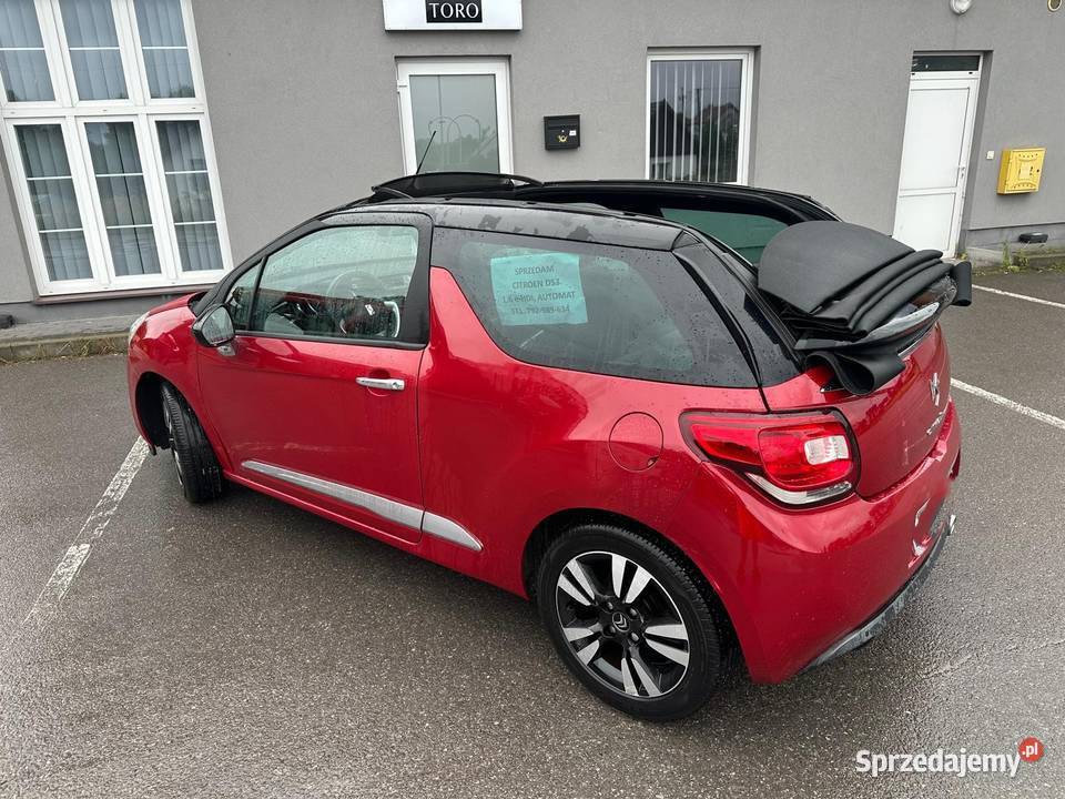 Cabrio Citroen DS DS3 16 eHDI a automat piękny nieuszkodzony DS3 świętokrzyskie Brzezinki