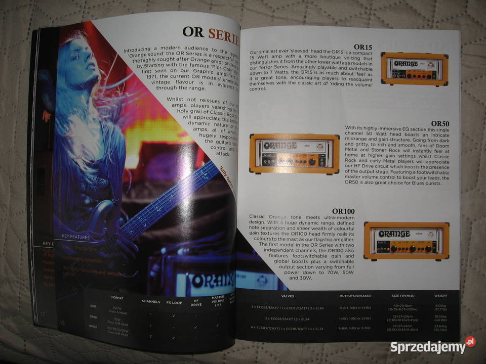Orange Amps Guitar Amplifiers 2015 catalog Kępice