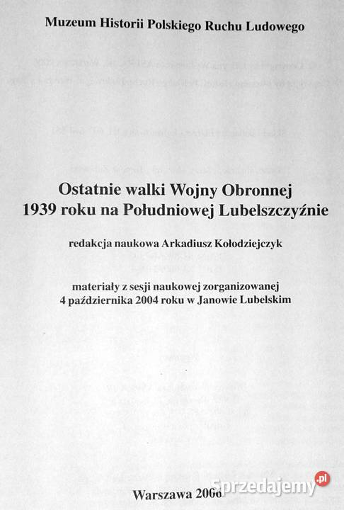 Ostatnie walki Wojny Obronnej 1939 roku na Chełm