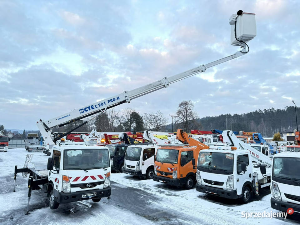 Nissan Cabstar Podnośnik Koszowy 20m CTE 201 PRO komputer pokładowy Widełki