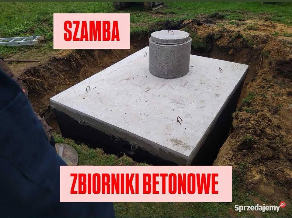 Szambo Betonowe Zbiornik na Deszczówkę ZDUŃSKA łódzkie Zduńska Wola
