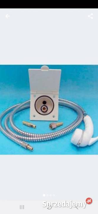 Prysznic zewnetrzny ze słuchawką i wężem Reich Instalacja wodna Kutno