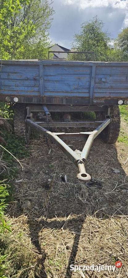 Przyczepa D46 z dokumentami zarejestrowana Przyczepy rolnicze Miechów
