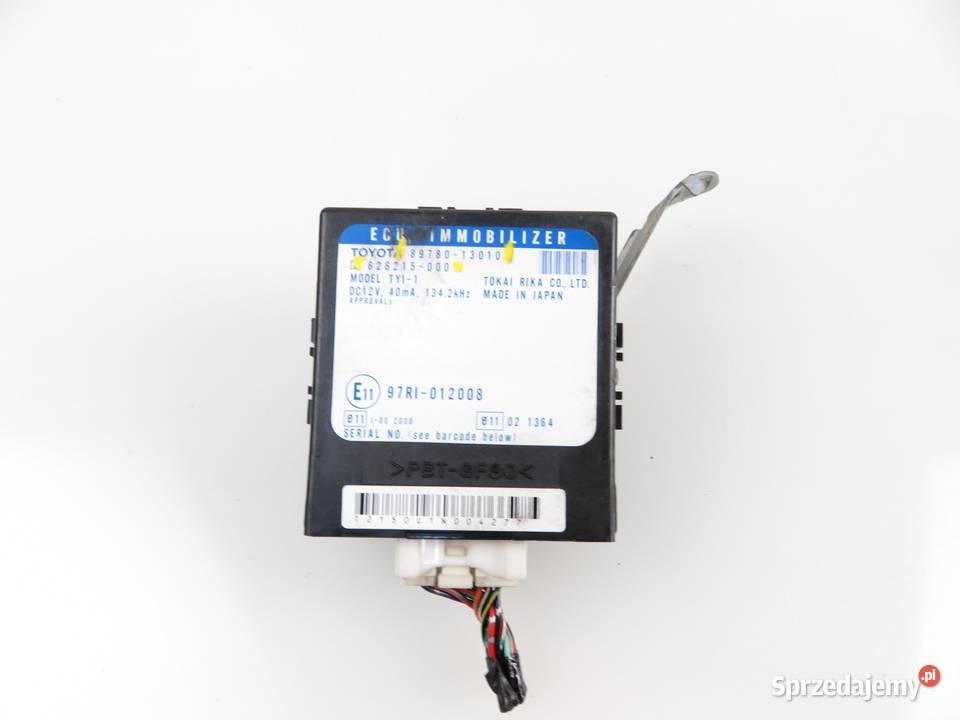 MODUŁ IMMO TOYOTA COROLLA Verso E12 8978013010 osobowe Skrzynki bezpieczników