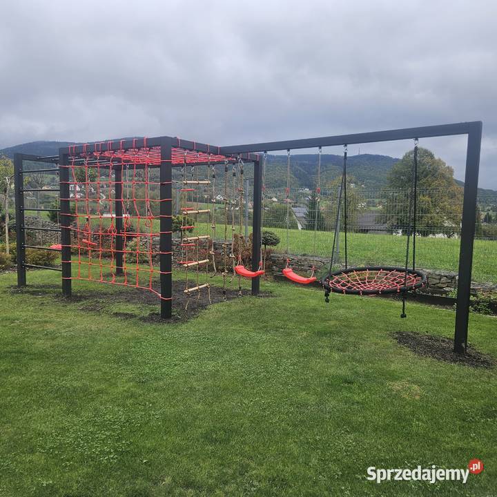 SIŁOWNIA OGRODOWA PLAC ZABAW METALOWY MAŁPI GAJ Nowy Sącz