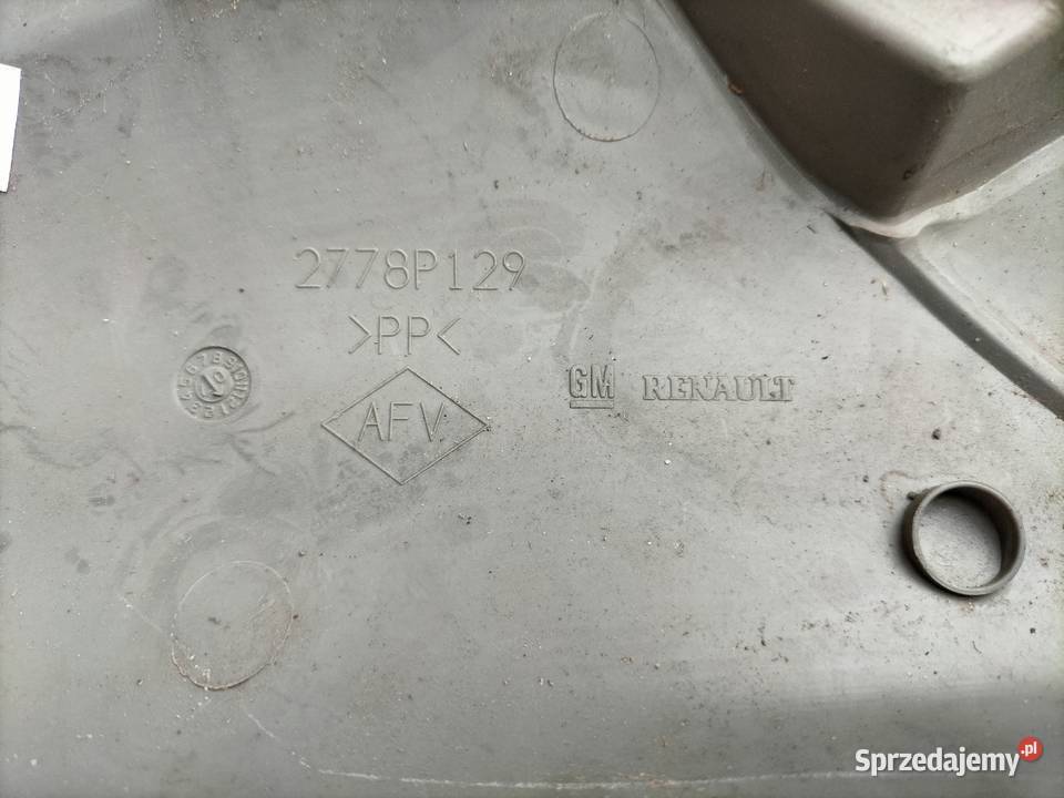 Primastar Trafic Vivaro OSŁONA OBUDOWA FOTELA lubelskie Kamień-Kolonia