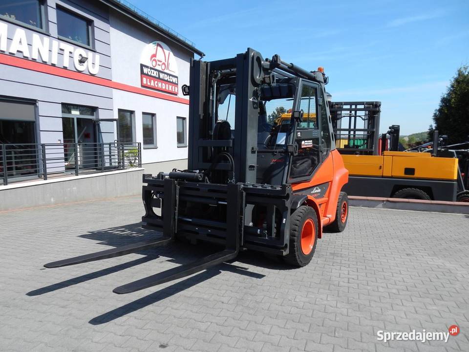 Wózek widłowy Linde H80D03 Triplex pozycjoner diesel Wózki widłowe Mogilany