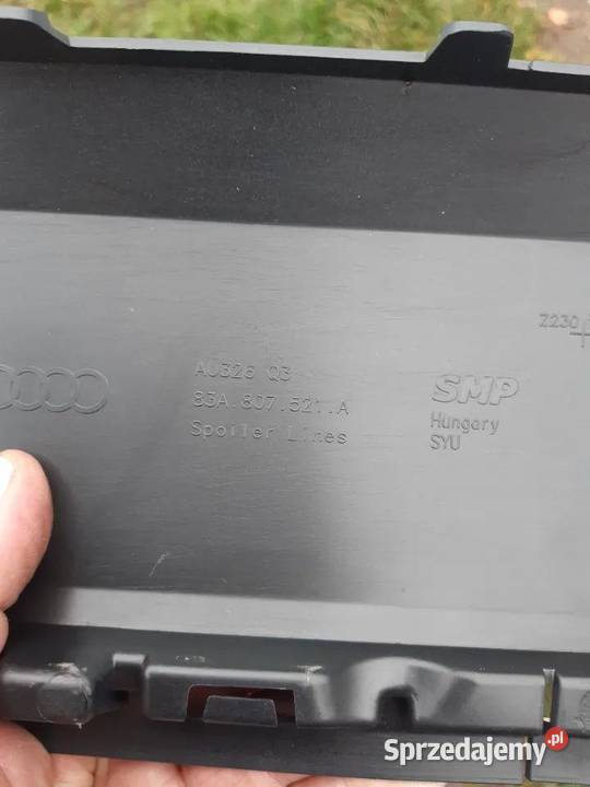 Spojler zderzaka tylnego Audi Q3 F3 83A807521A osobowe dolnośląskie