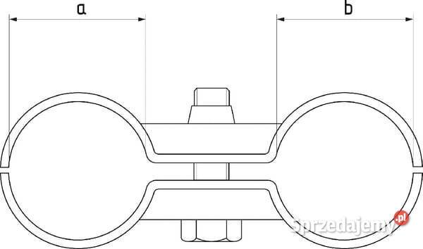 Obejma podwójna 114x34 80308011434FA