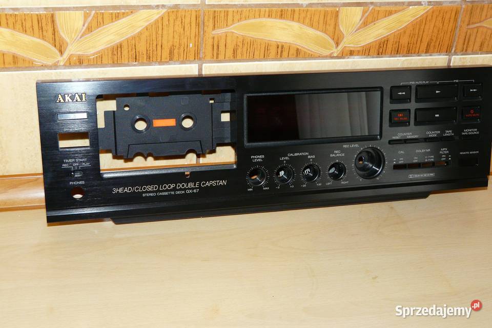 Akai Gx 67 Kompletny Panel przedni Stan b Rabka-Zdrój