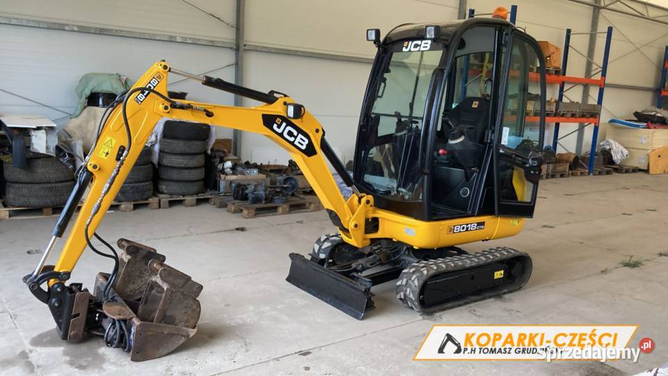 Mini koparka JCB 8018 skarpówka hydrauliczna 3