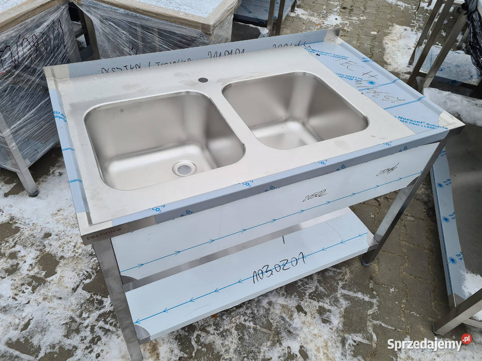 Zlew Gastronomiczny 2 Komorowy Z Półką 1207085 wielkopolskie Ostrów Wielkopolski