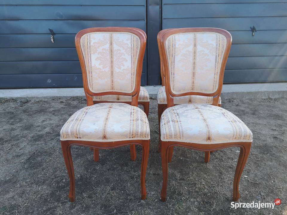 4 krzesła ludwikowskie