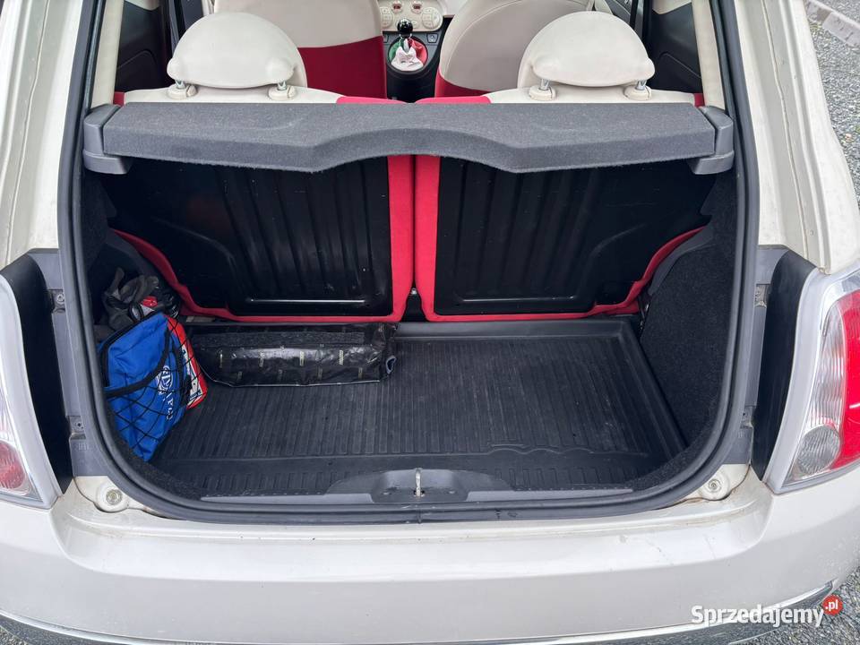 Fiat 500 Lounge ss 09 Twinair 85 salon 141000km