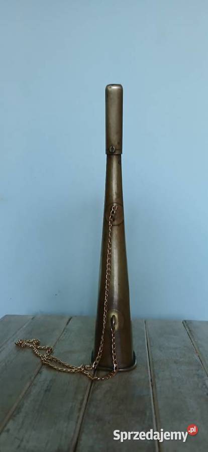Stara trąbka sygnałowa Instrumenty dęte Kraków
