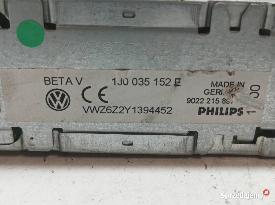 RADIO 1J0035152E VW Volkswagen Golf IV 19972004 osobowe świętokrzyskie sprzedam