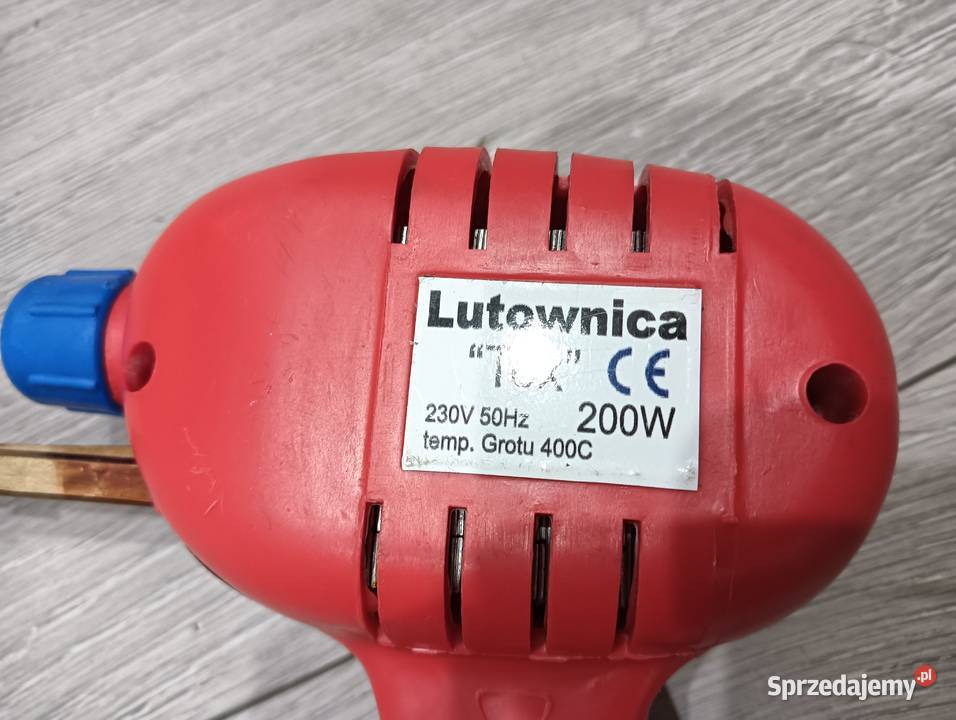 Lutownica Transformatorowa 200 W 230V mocno Lutownice dolnośląskie