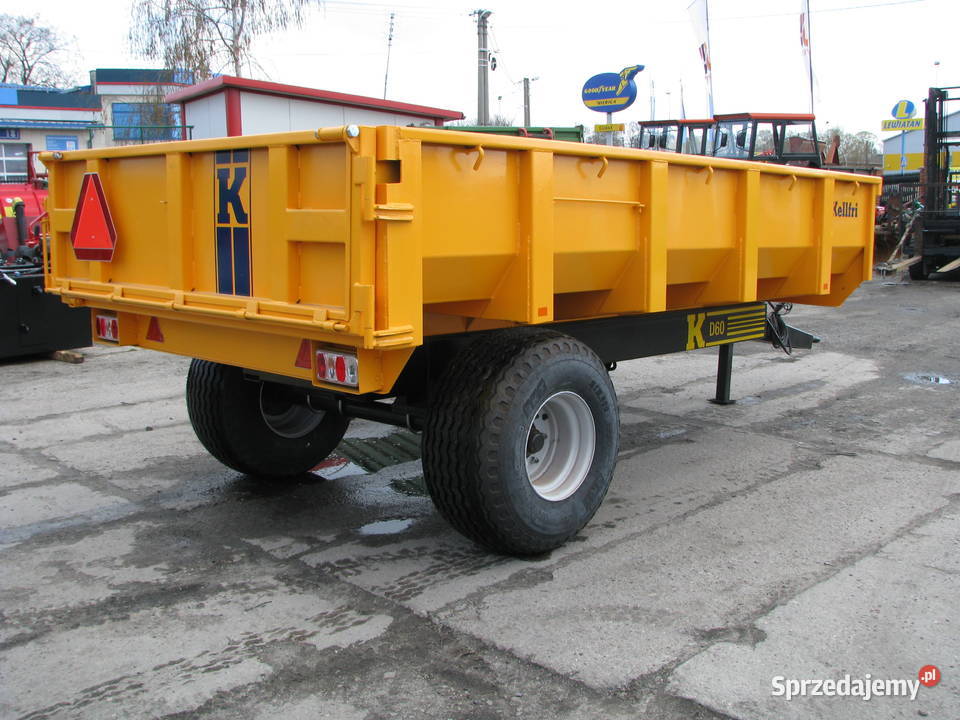 NOWA Przyczepa skorupowa budowlana Kellfri 23D60 nieuszkodzony łódzkie