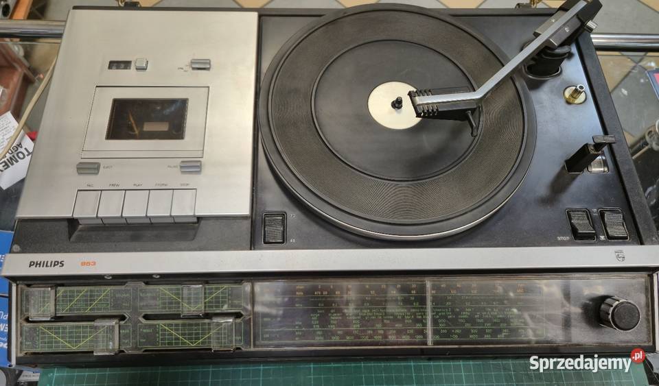 Radiomagnetofon z gramofonem Philips 953