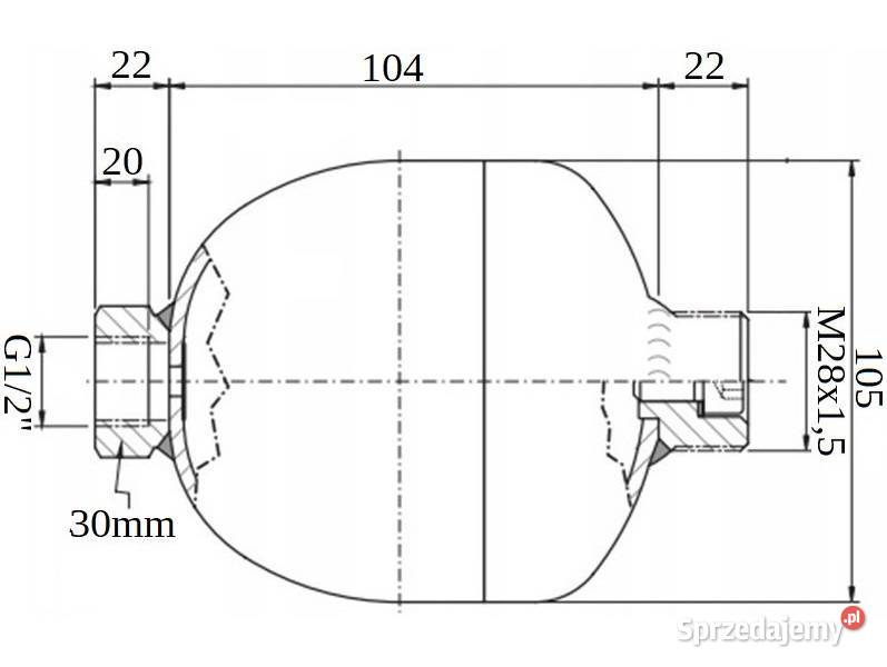 Hydroakumulator Hydrauliczny Amortyzator 05L Solec Kujawski