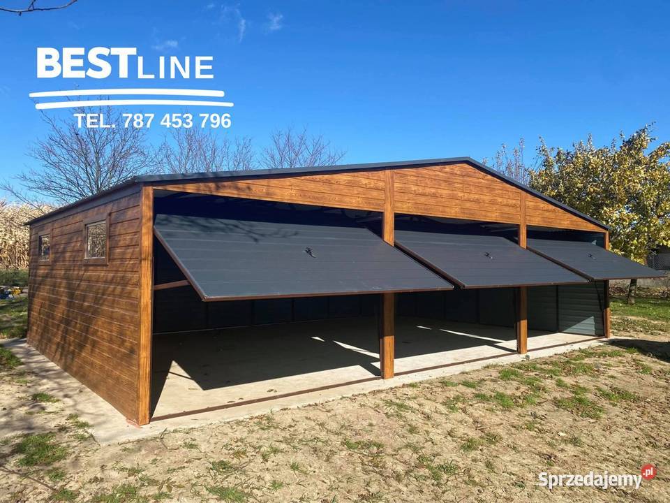 Solidny garaż 9x580 z profili zamkniętych Lublin